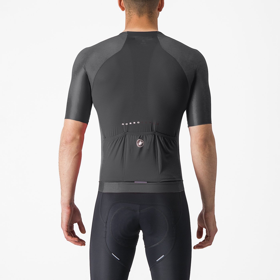 Black Men Castelli AERO RACE 7.0 Jersey | KVIMS-5128