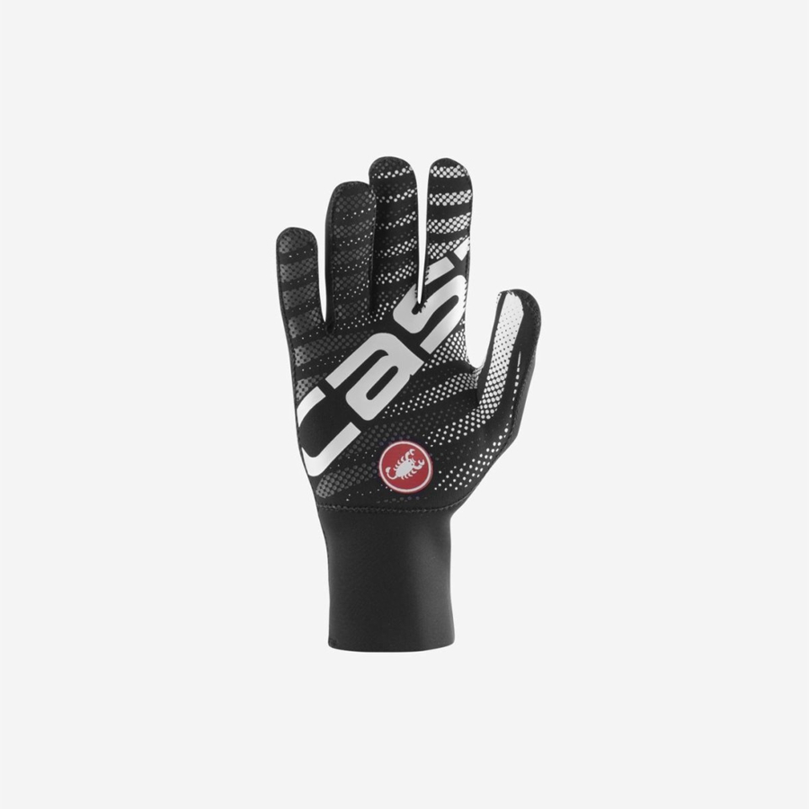 Black Men Castelli DILUVIO C Gloves | ZUJQM-0526