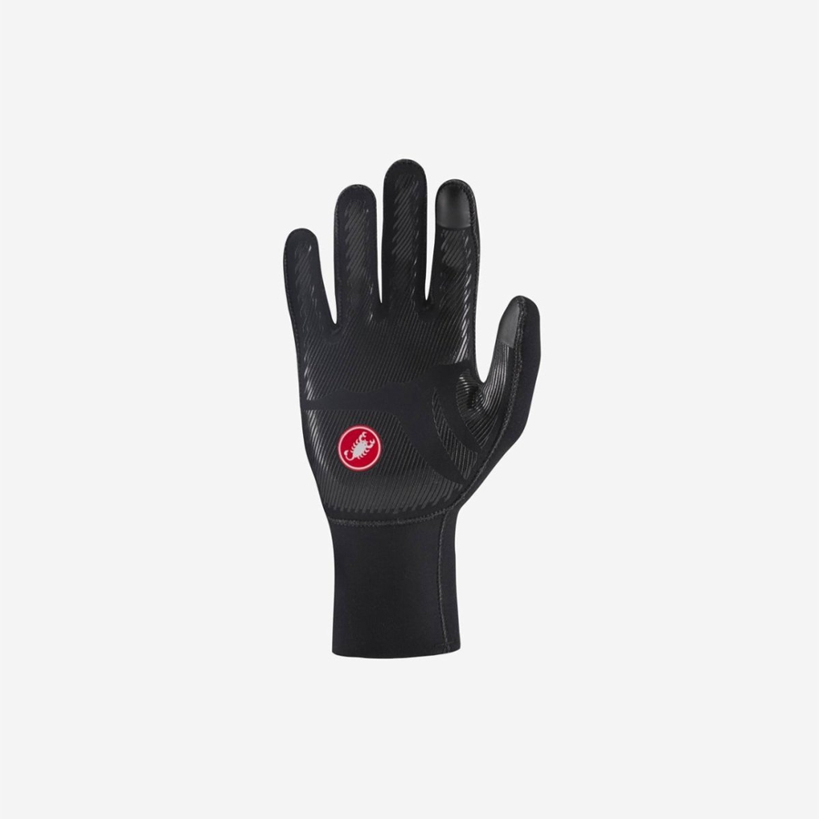 Black Men Castelli DILUVIO ONE Gloves | VHSRT-7683