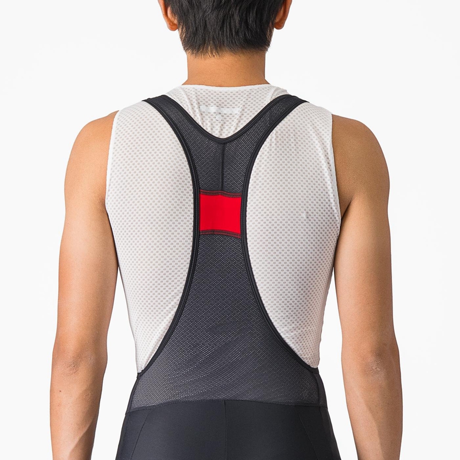 Black Men Castelli ENTRATA 2 Bib Shorts | PAFSC-5809