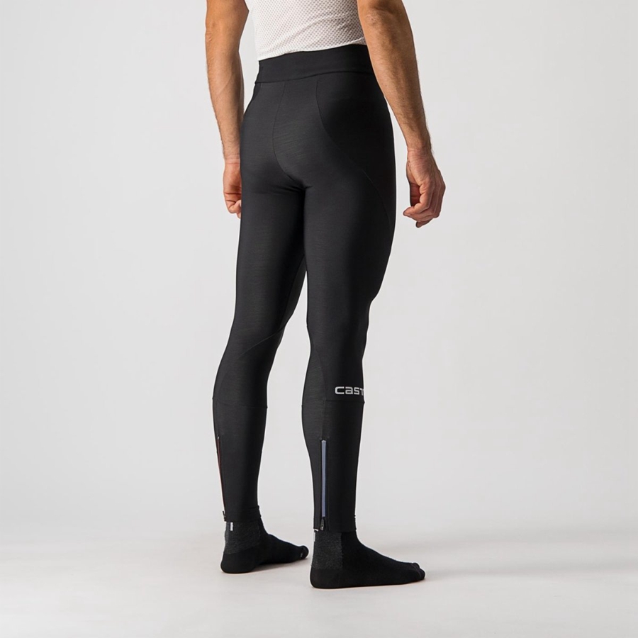 Black Men Castelli ENTRATA NO PAD Leggings | RNJXA-2694