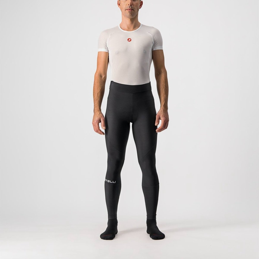 Black Men Castelli ENTRATA NO PAD Leggings | RNJXA-2694