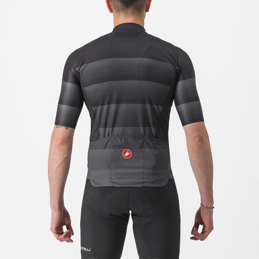 Black Men Castelli LIVELLI Jersey | CWVFY-8569