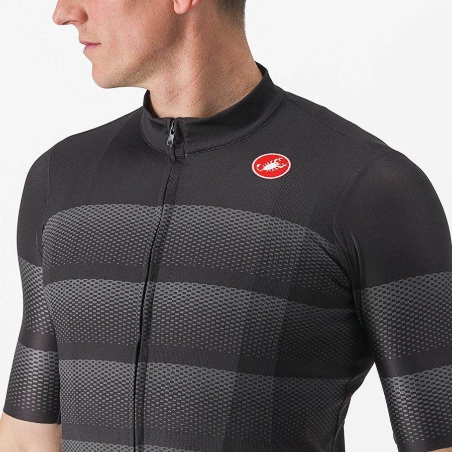 Black Men Castelli LIVELLI Jersey | CWVFY-8569