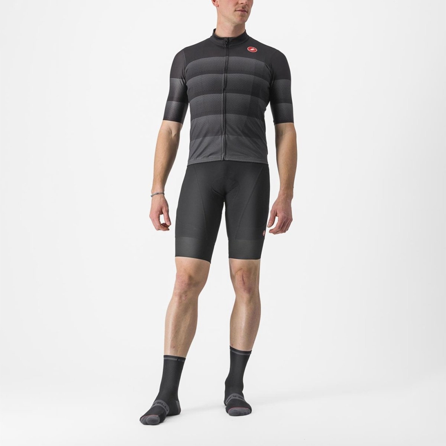 Black Men Castelli LIVELLI Jersey | CWVFY-8569