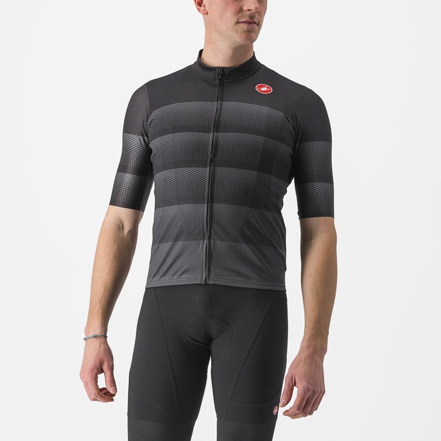 Black Men Castelli LIVELLI Jersey | CWVFY-8569