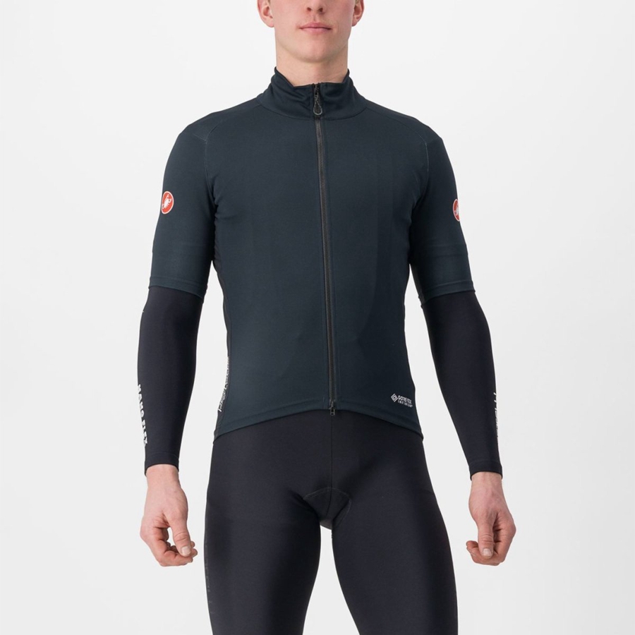 Black Men Castelli PERFETTO RoS 2 WIND Jackets | VKXGR-9587