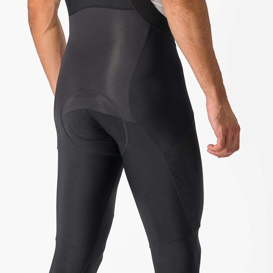 Black Men Castelli SORPASSO RoS Bib Tights | RXPOF-1435