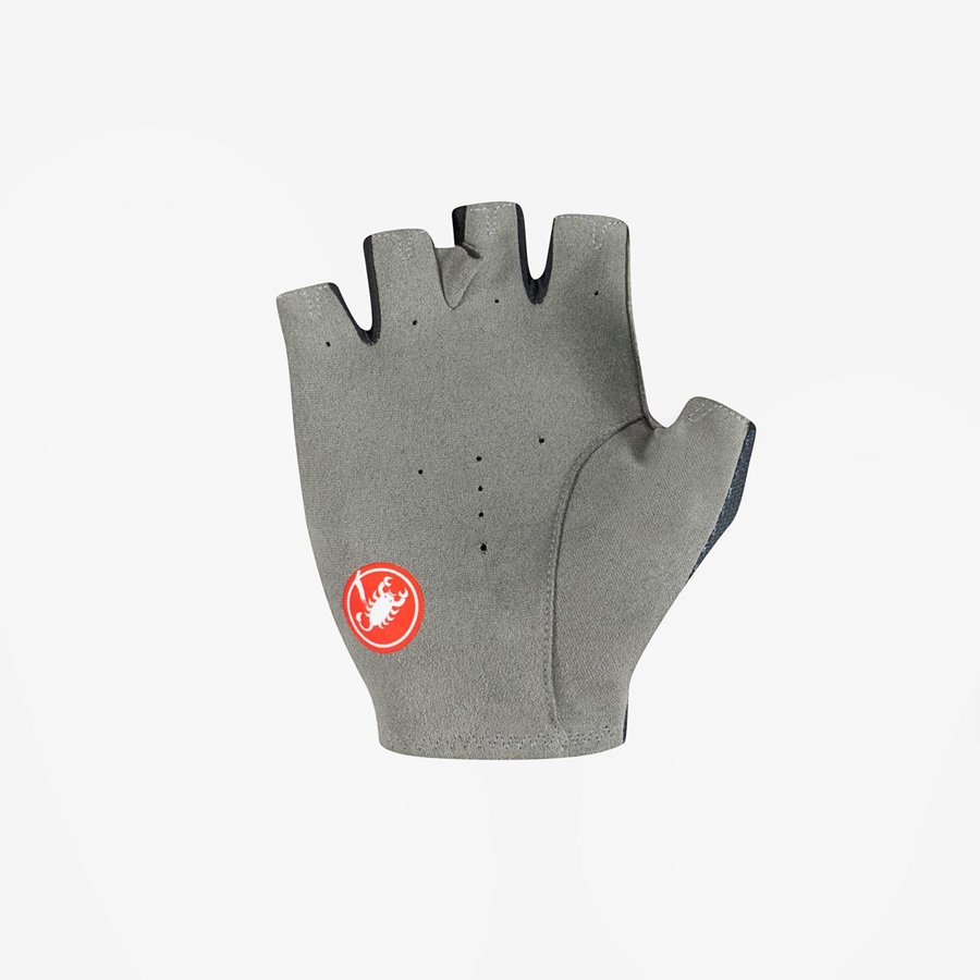 Black Men Castelli SUPERLEGGERA SUMMER. Gloves | KJAPI-8591