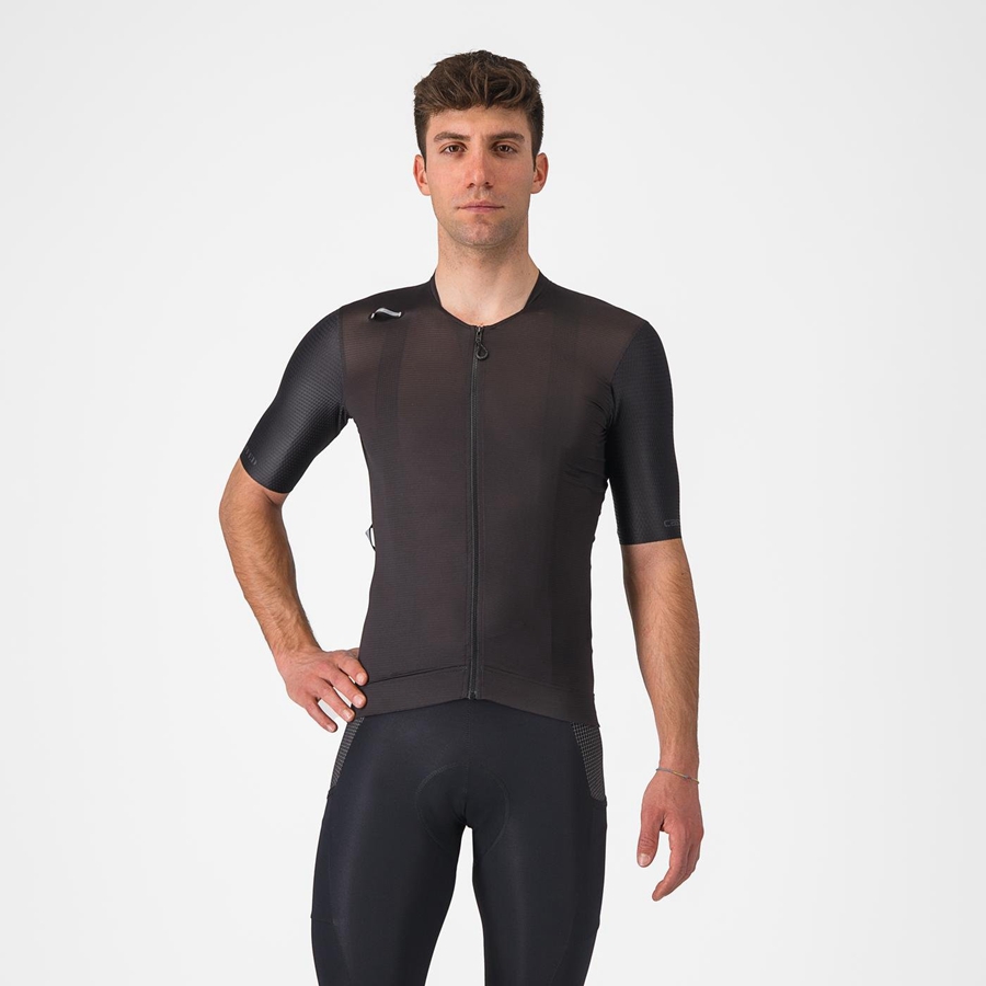 Black Men Castelli UNLIMITED PRO Jersey | DPNYR-9014