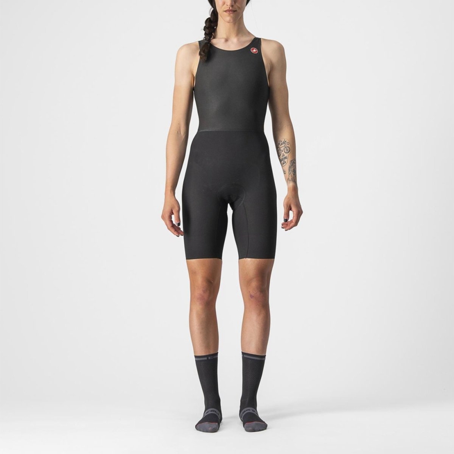 Black Women Castelli ELITE W Speedsuits | JELSU-7802