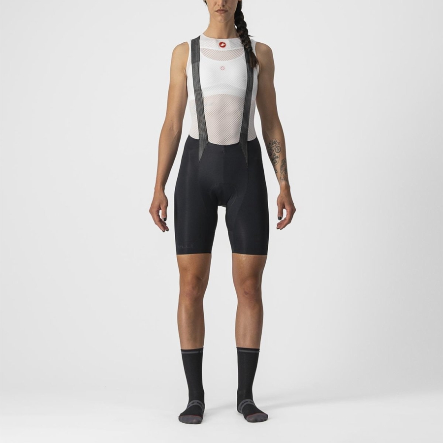 Black Women Castelli FREE AERO RC W Bib Shorts | EDLKF-0739