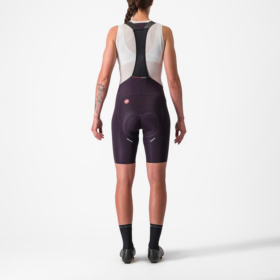 Black Women Castelli FREE AERO RC W Bib Shorts | ZHDEN-5294