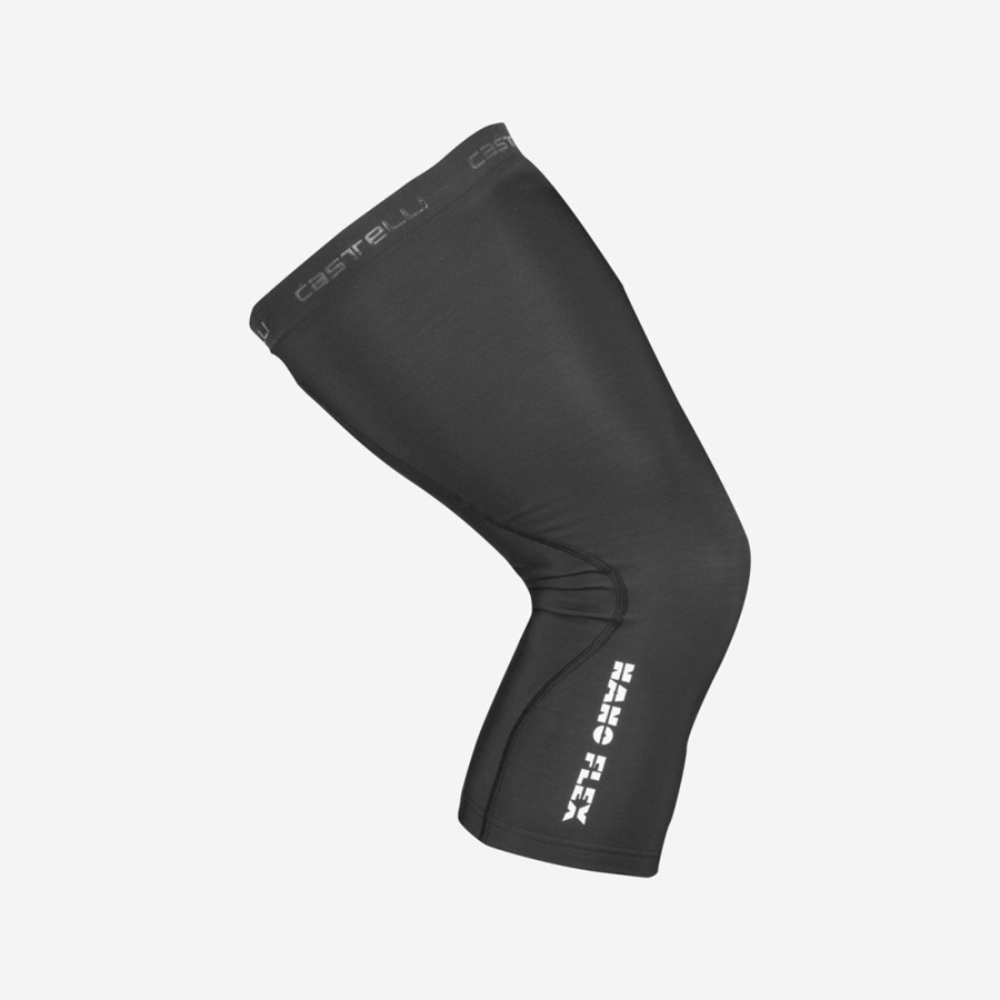 Black Women Castelli NANO FLEX 3G KNEEWARMER Leg Warmer | TARDH-8742