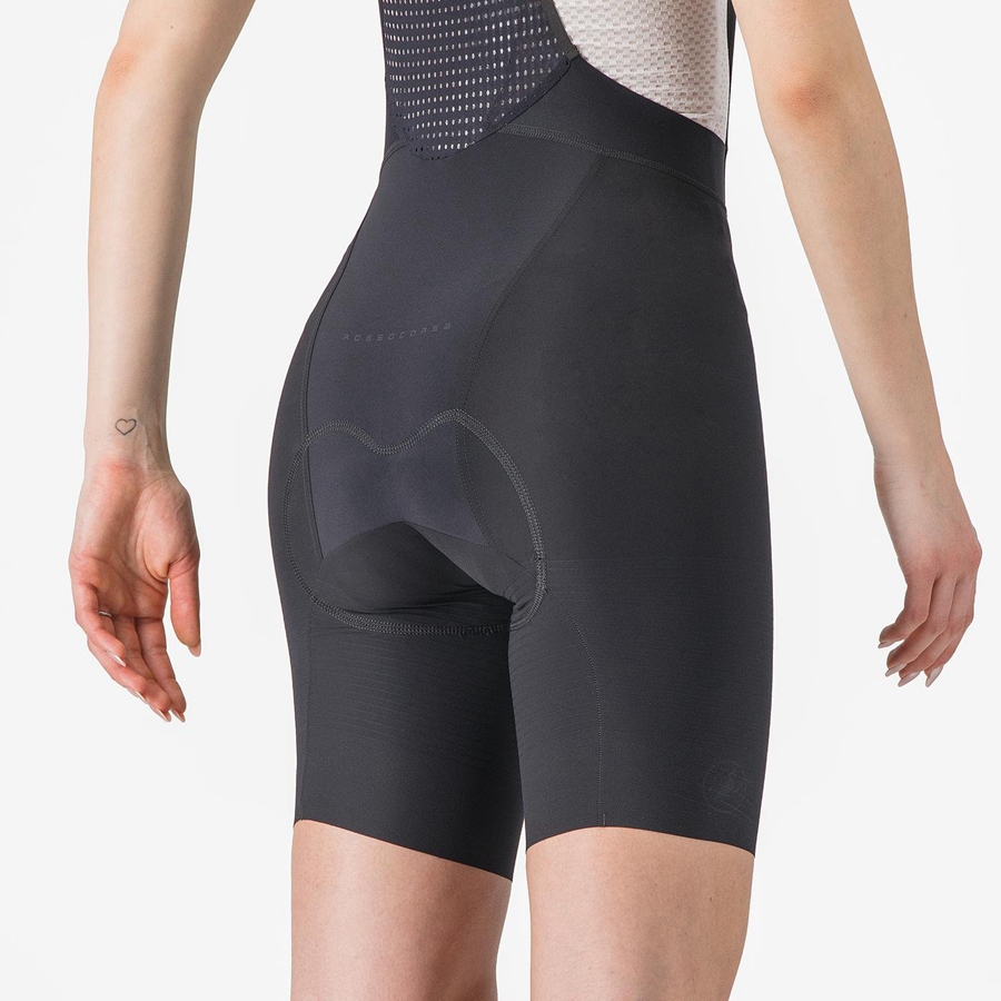 Black Women Castelli PREMIO W Bib Shorts | LCHPG-7419