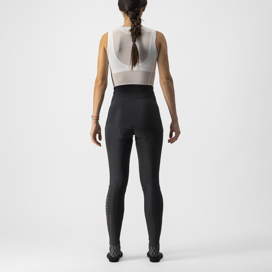 Black Women Castelli SORPASSO RoS W Leggings | LJSMY-8102