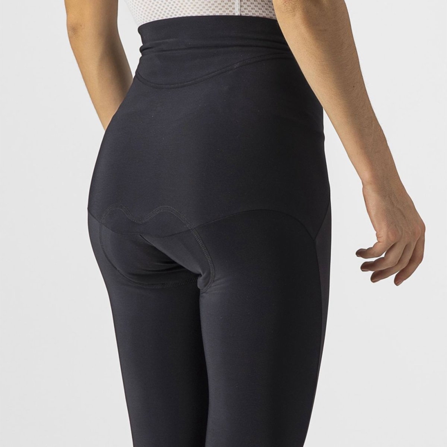 Black Women Castelli SORPASSO RoS W Leggings | LJSMY-8102