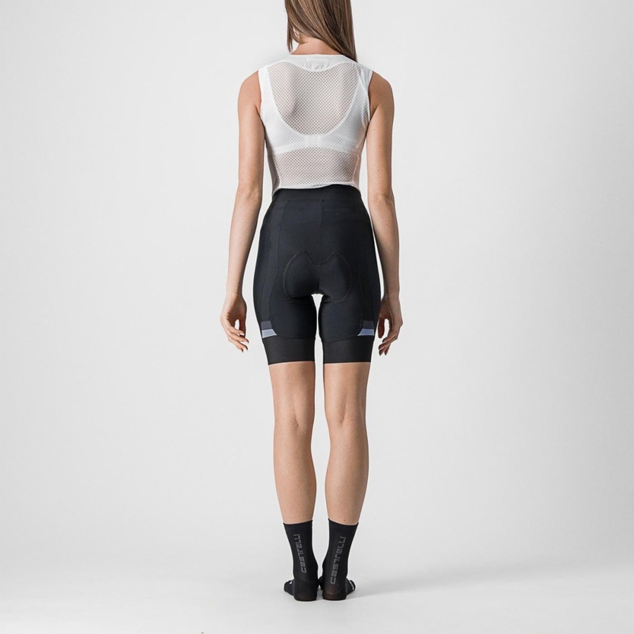 Black / Dark Grey Women Castelli PRIMA Shorts | EDPSH-8792