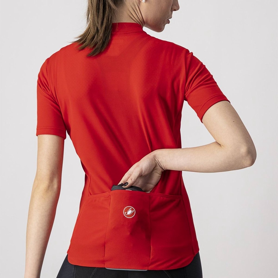 Black / Dark Grey Women Castelli SQUADRA STRETCH W Protection | YSENQ-3821