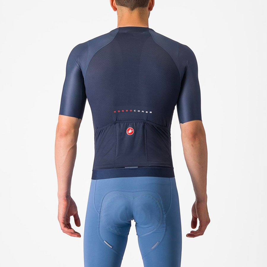 Blue Men Castelli AERO RACE 7.0 Jersey | MOBZN-6153