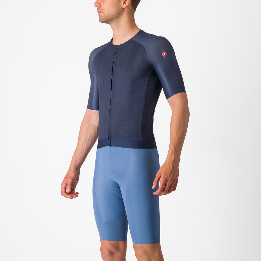 Blue Men Castelli AERO RACE 7.0 Jersey | MOBZN-6153