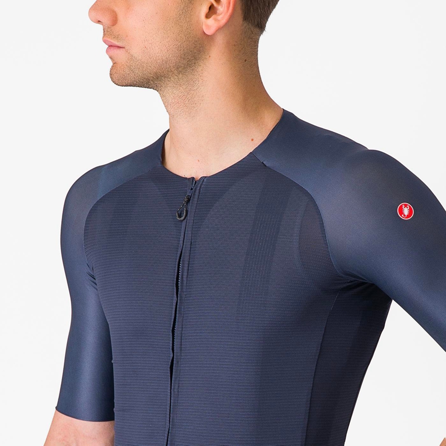 Blue Men Castelli AERO RACE 7.0 Jersey | MOBZN-6153