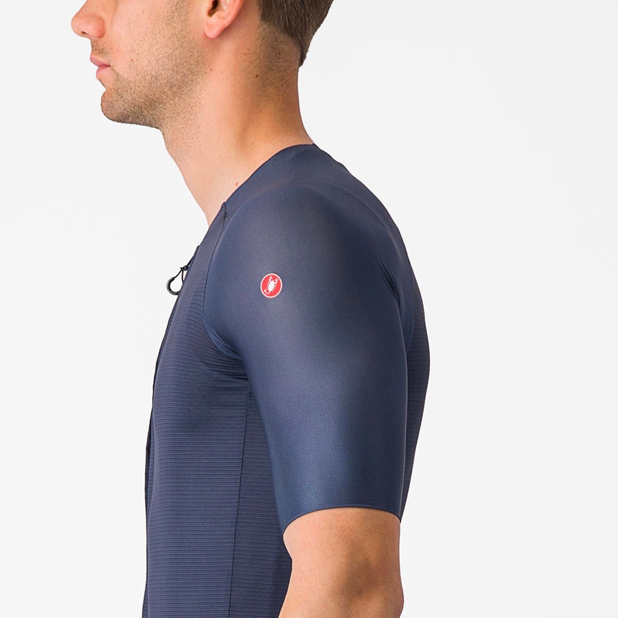 Blue Men Castelli AERO RACE 7.0 Jersey | MOBZN-6153