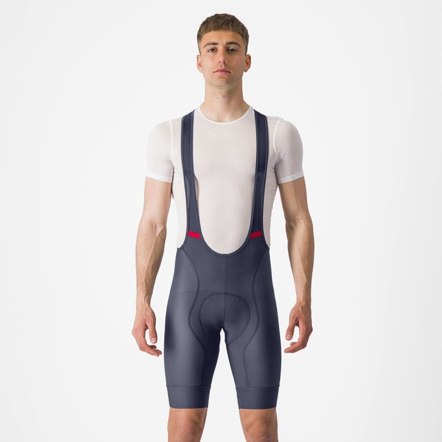 Blue Men Castelli COMPETIZIONE Bib Shorts | PFBCO-1529