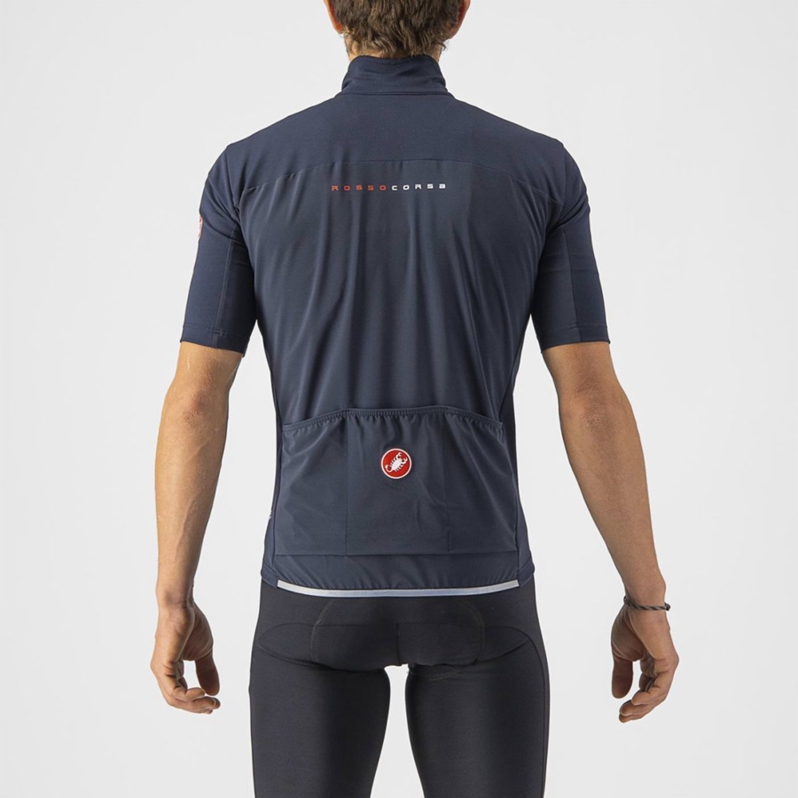 Blue Men Castelli PERFETTO RoS 2 WIND Jackets | OGTHC-7586