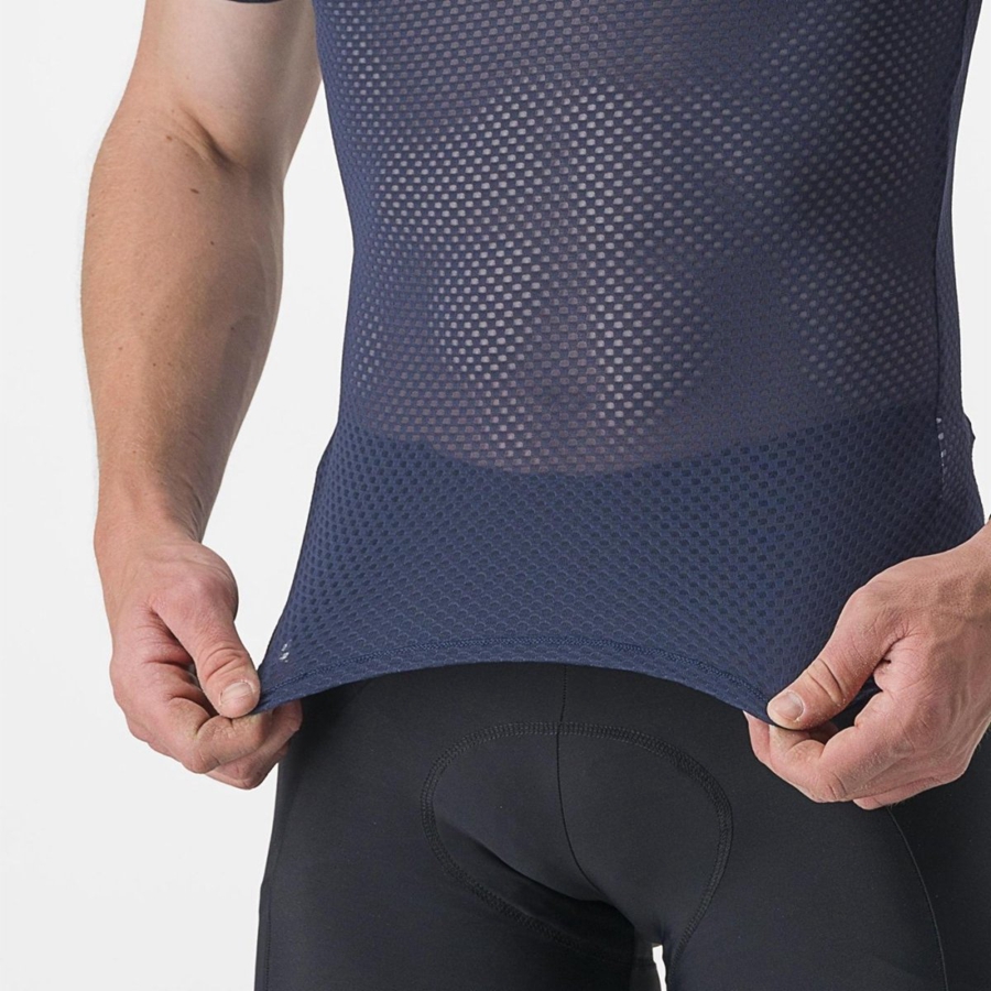 Blue Men Castelli PRO MESH 2.0 SHORT SLEEVE Base Layer | MNTGC-3587