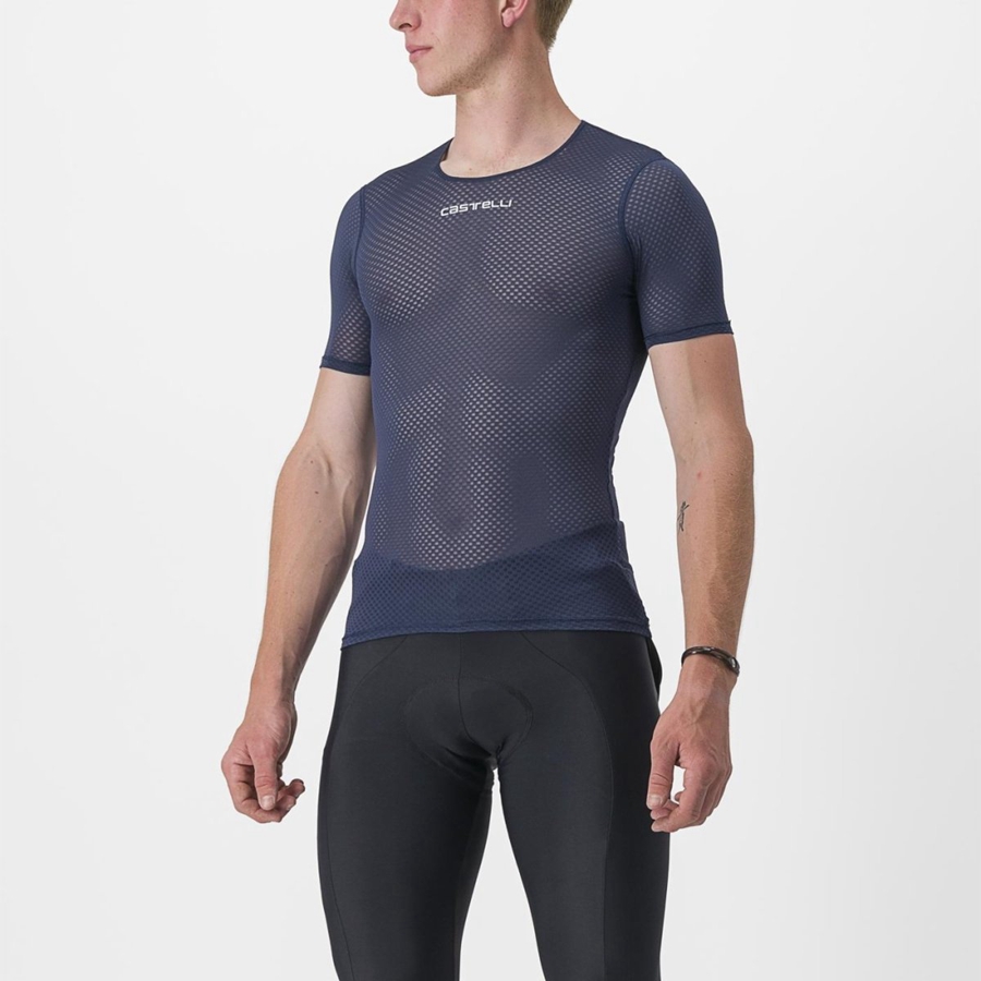 Blue Men Castelli PRO MESH 2.0 SHORT SLEEVE Base Layer | MNTGC-3587