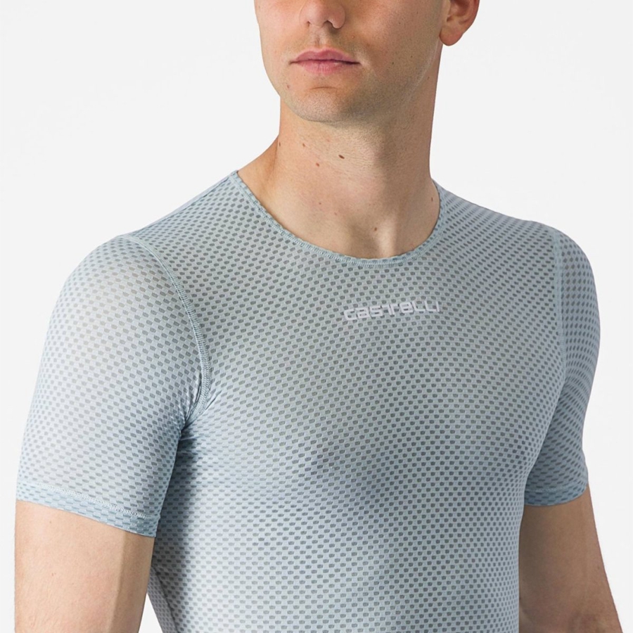 Blue Men Castelli PRO MESH 2.0 SHORT SLEEVE Base Layer | RILYN-5872