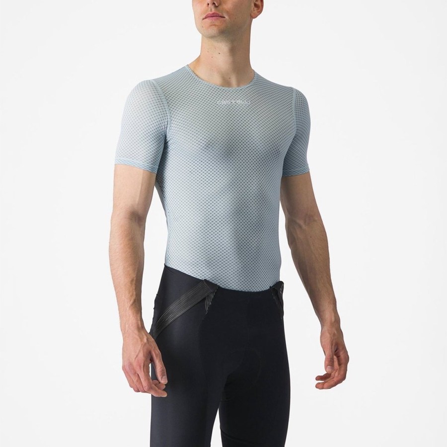 Blue Men Castelli PRO MESH 2.0 SHORT SLEEVE Base Layer | RILYN-5872