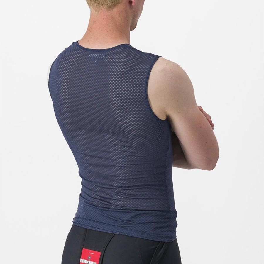 Blue Men Castelli PRO MESH 2.0 SLEEVELESS Base Layer | QFWNI-7651