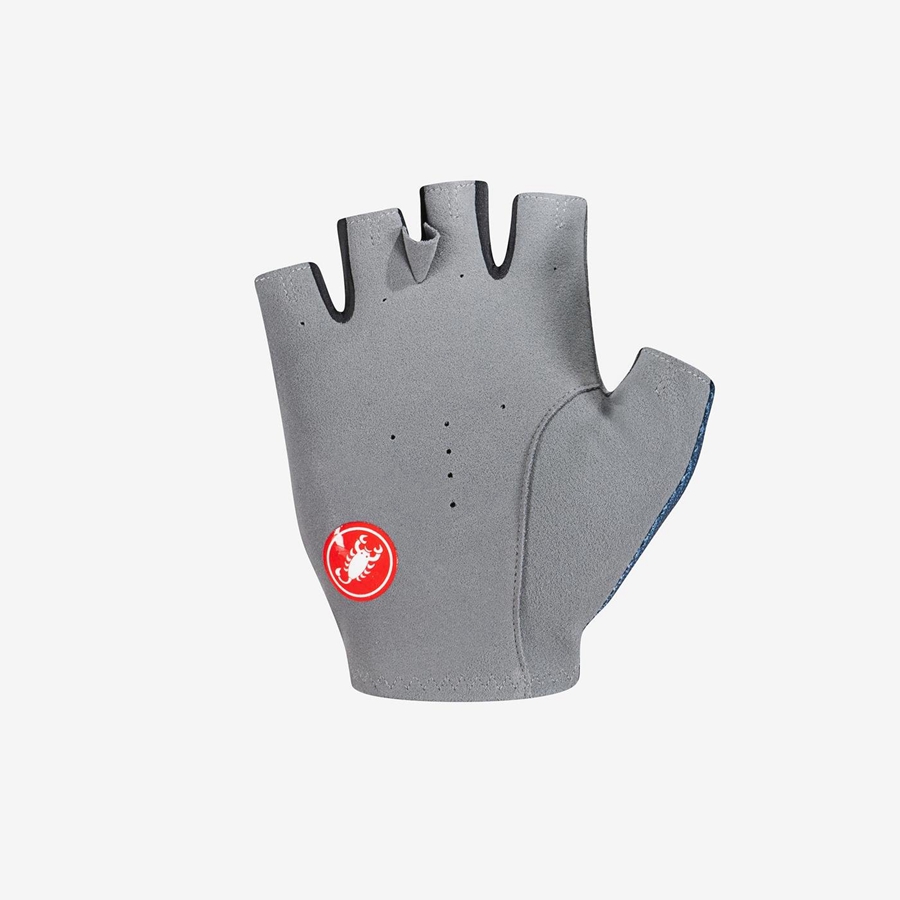 Blue Men Castelli SUPERLEGGERA SUMMER. Gloves | WHAXO-7405