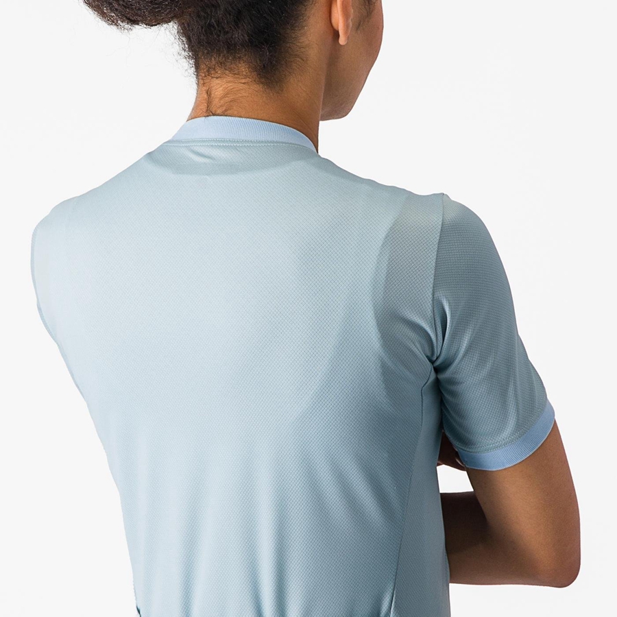 Blue Women Castelli LIBERA Jersey | EQNXF-5934