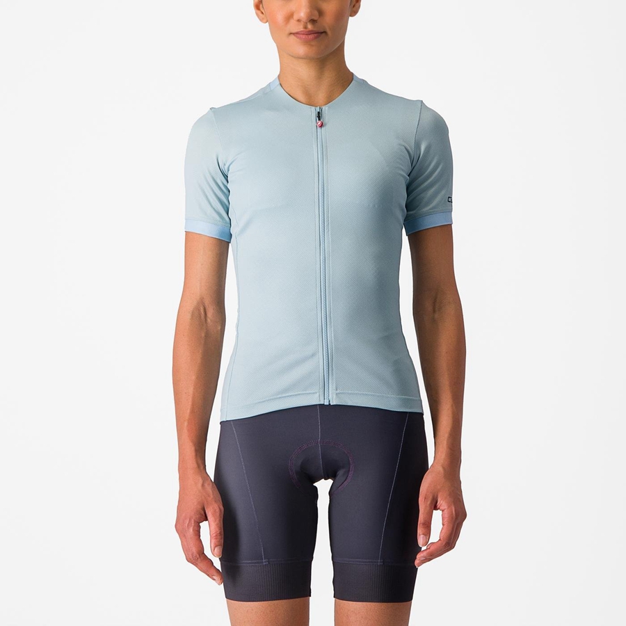 Blue Women Castelli LIBERA Jersey | EQNXF-5934