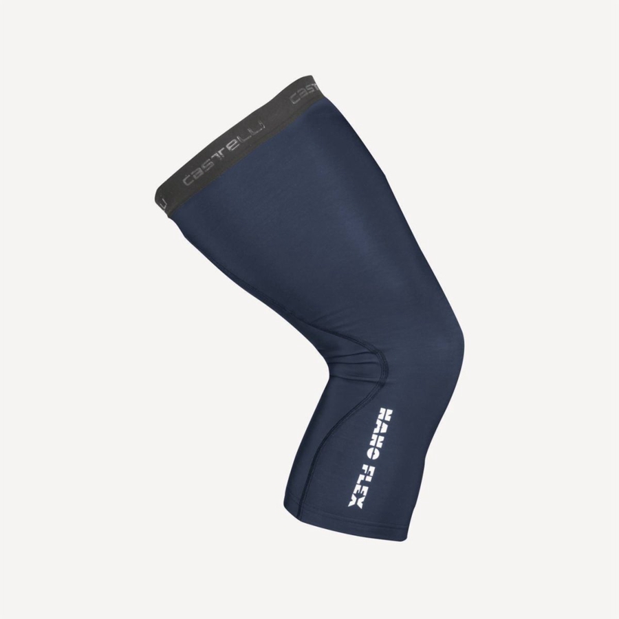 Blue Women Castelli NANO FLEX 3G KNEEWARMER Leg Warmer | TPJSK-3695