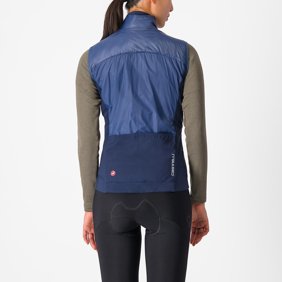 Blue / Blue Women Castelli UNLIMITED W PUFFY Vest | VWCTH-0784