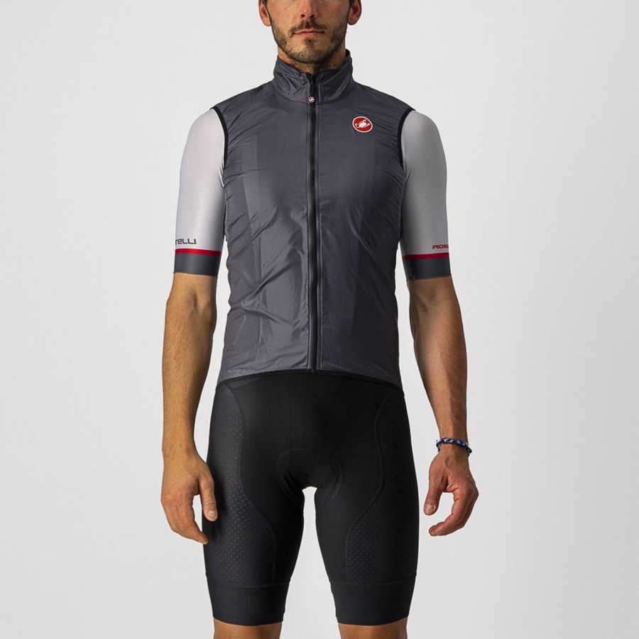 Dark Grey Men Castelli ARIA Vest | INVLS-8927