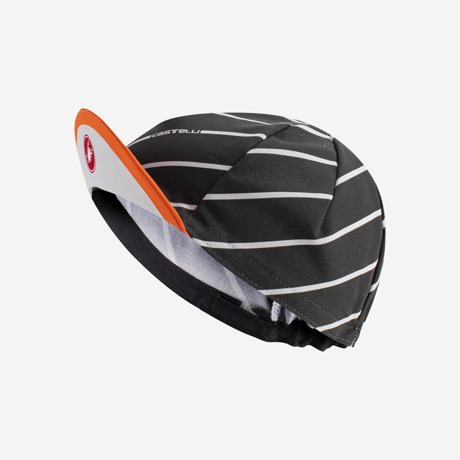 Dark Grey Men Castelli SPEED STRADA Cap | OBZYH-8375