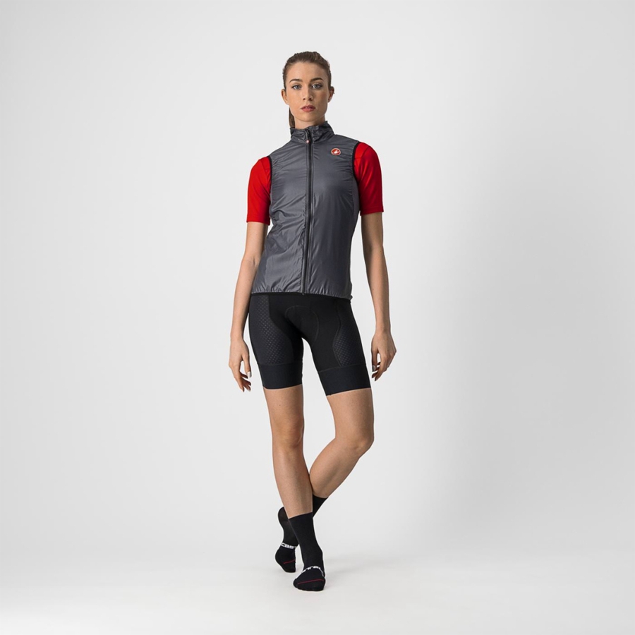 Dark Grey Women Castelli ARIA W Vest | QMXFJ-5694