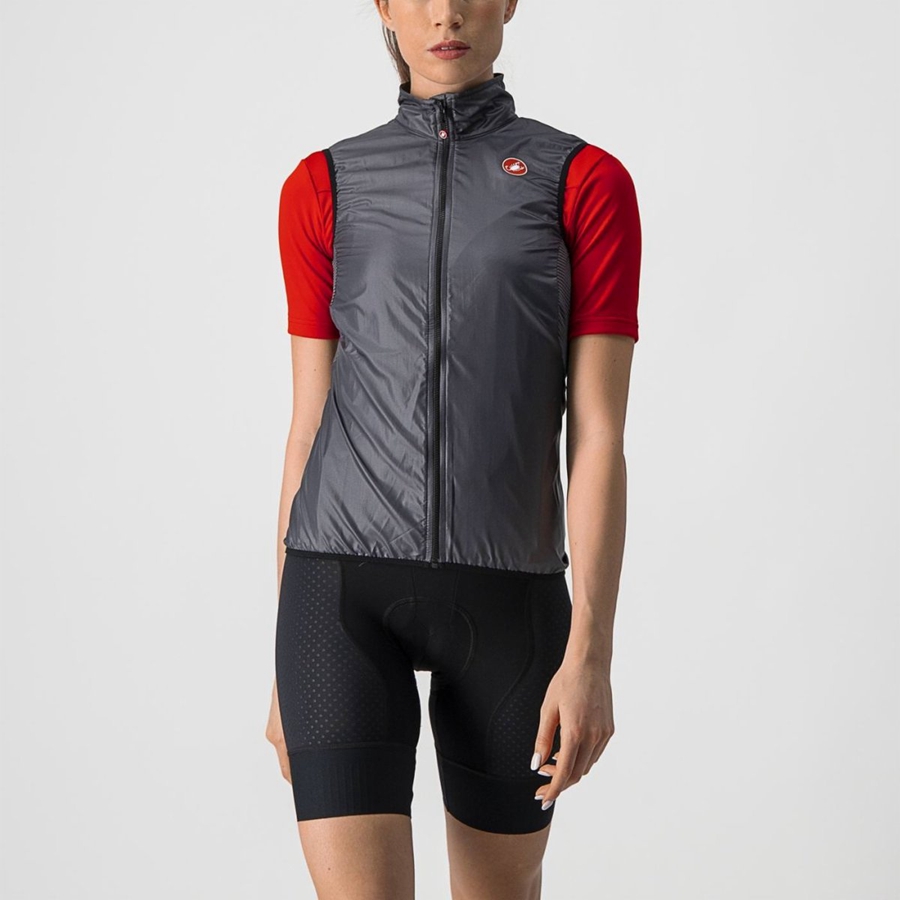 Dark Grey Women Castelli ARIA W Vest | QMXFJ-5694