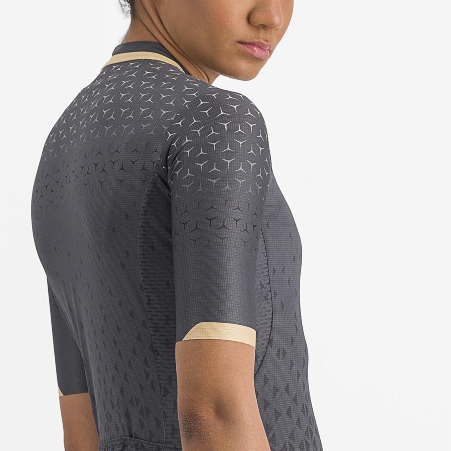 Dark Grey Women Castelli PEZZI Jersey | QEDNF-0153