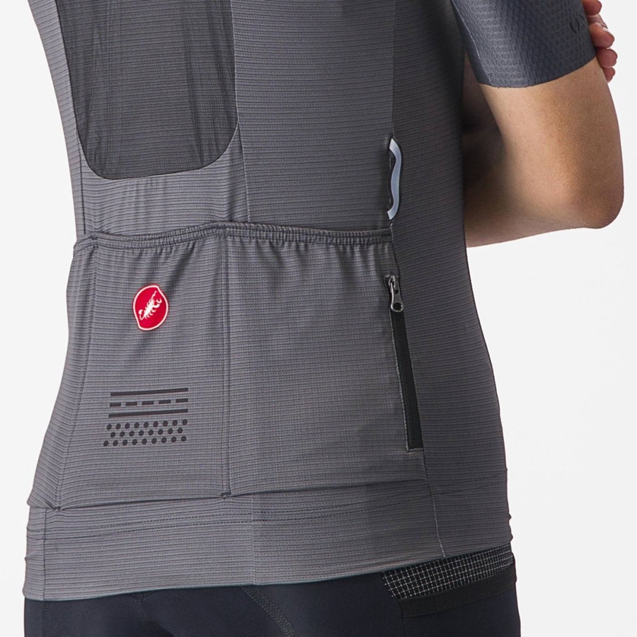 Dark Grey Women Castelli UNLIMITED PRO W Jersey | LCJTQ-7280