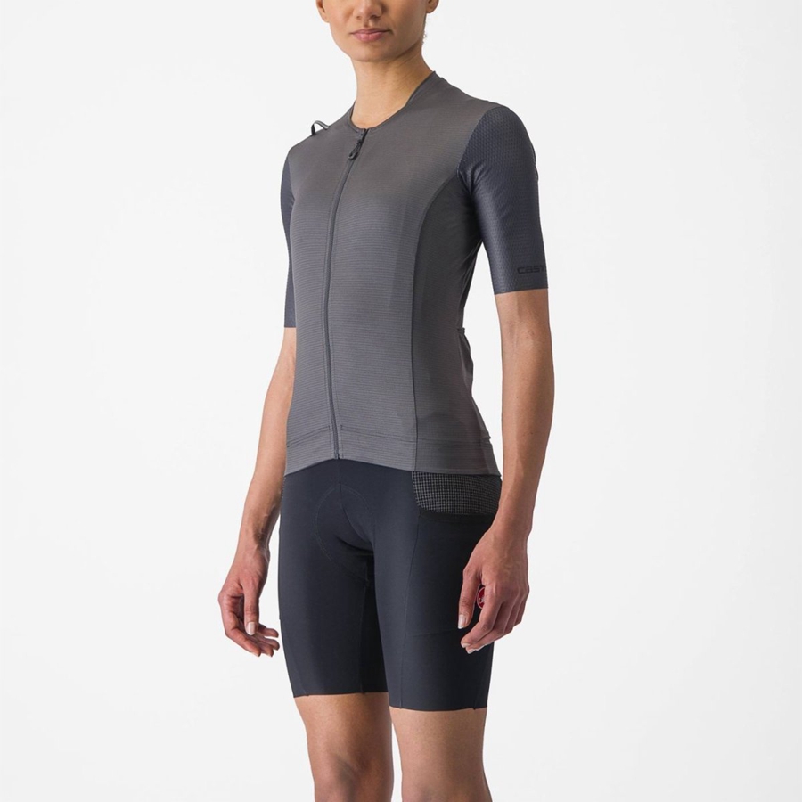 Dark Grey Women Castelli UNLIMITED PRO W Jersey | LCJTQ-7280