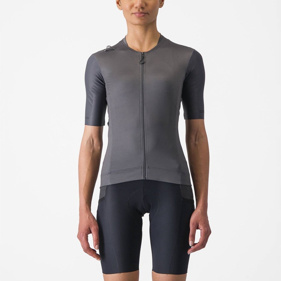 Dark Grey Women Castelli UNLIMITED PRO W Jersey | LCJTQ-7280