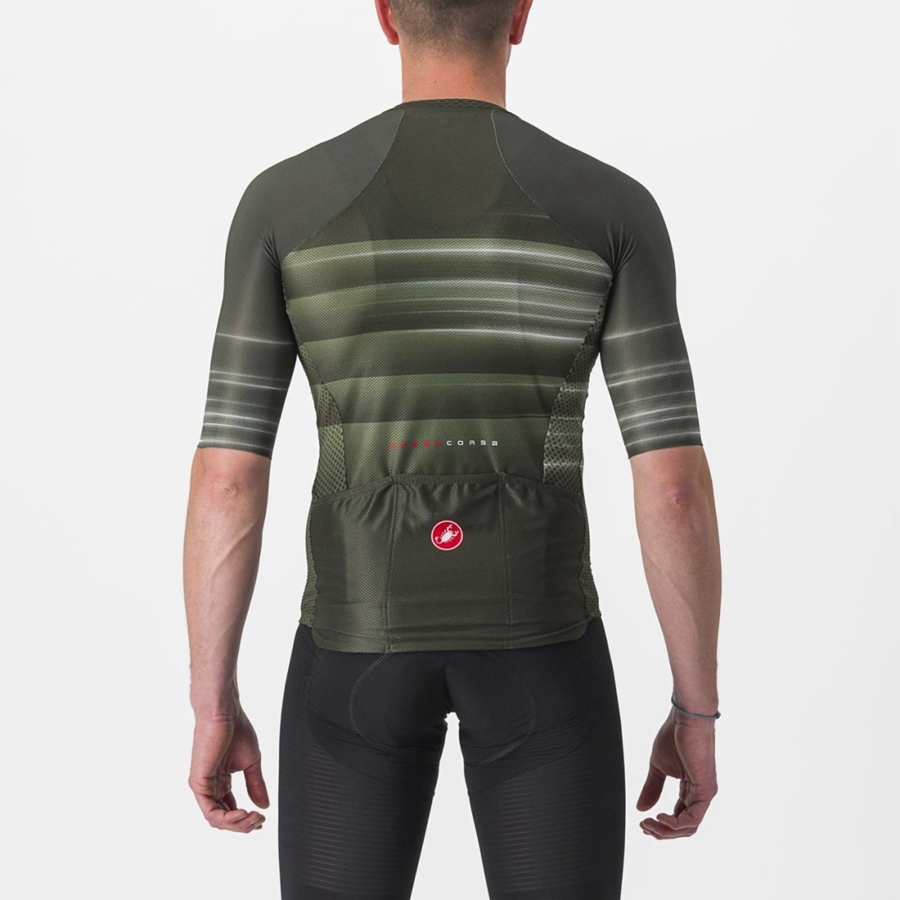 Deep Green Men Castelli CLIMBER'S 3.0 SL2 Jersey | CZSRQ-0439