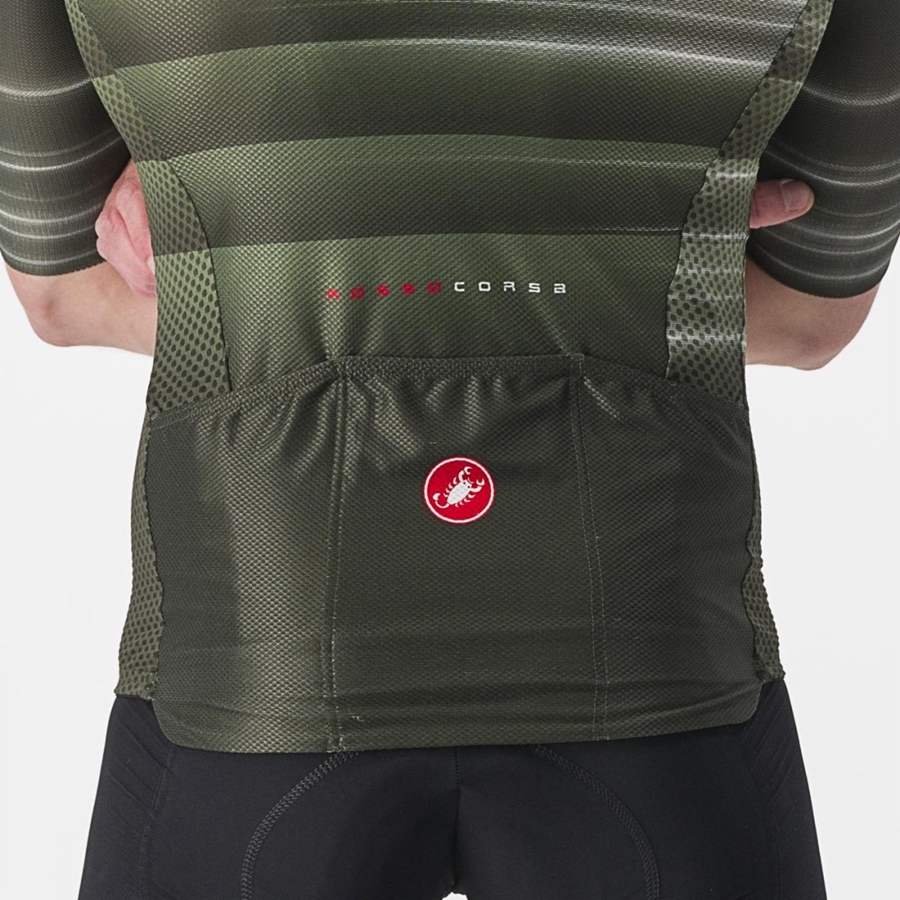 Deep Green Men Castelli CLIMBER'S 3.0 SL2 Jersey | CZSRQ-0439