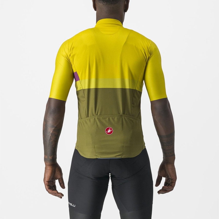 Green Men Castelli A BLOCCO Jersey | GTMJN-7908